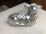 Vintage Nordic Ware Stand Up Lamb 2 Piece Aluminum Cake Pan New. Fixed Price $34.66.