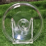Pyrex Corning Ware Glass Round Lid 7 5/8" 03 Clear Ribs. Fixed Price $8.73.
