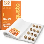 Gusto 16 X 24 Inch 100 Count Pre-cut Parchment Paper Baking Sheets, Non-s.... Fixed Price $25.27.