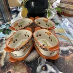 Temptations 10OZ Oval Ramekins With Trays Set Of KFI-XNG-936840 Temp-tations. Fixed Price $60.00.