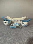 Temp-tations Special Edition Sleigh Baker Ramekins,spreaders Snowflake H229478. Fixed Price $36.95.