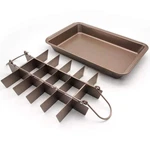Techtongda Brownie Pans With Dividers Food Grade High Carbon Steel 8 X 12 Inch. Fixed Price $17.28.