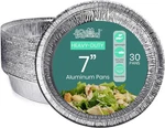 Funstitution Round Disposable Aluminum Pie Pans (30 Pack) - 7 Inch,. Fixed Price $24.78.