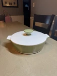 Corningware, P-701-B, Quart Green Covered Dish Vintage Mcm Collectible. Fixed Price $31.50.