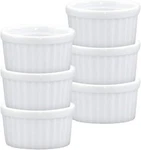 Hic Kitchen Ramekin Set, Fine Porcelain, 2-OUNCE, Of 6, White. Fixed Price $18.56.
