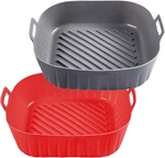 Golden Associate Silicone Liners Square For To 8.5 Inch Air Fryer, 2 Pcs Non-s. Fixed Price $16.81.
