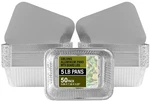 Party Bargains Lb Aluminum Pans With Board Lids, 50 Pack 9 X 7 Disposable. Fixed Price $78.13.