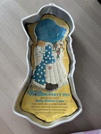 Wilton Holly Hobbie Cake Pan With Paper Insert #502-194 Vintage 1975. Fixed Price $19.00.