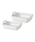 Denmark Tools For Cooks Rectangular 2-PIECE Baking Dishes White. Fixed Price $49.60.