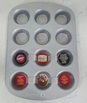 Wilton Recipe Right Non-stick 12 Cup Mini Muffin Pan 2105-952 Metal Baking. Fixed Price $9.95.