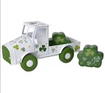 Temp-tations Seasonal Salt And Pepper With Truck Holder K63906 Shamrock. Fixed Price $24.95.