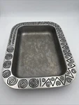 Wilton Armetale Reggae Collection Rectangular Baker Serving Tray Aluminum. Fixed Price $29.99.