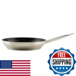 Winware Winco Commercial-grade Stainless Steel Fry Pan Non-stick SSFP-11NS. Fixed Price $59.84.