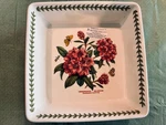 Portmeirion Rhododendron 10X10 Cookware New In Box. Fixed Price $69.00.