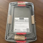 Cookie Sheets For Baking Nonstick Set 3-PIECE Stackable Carbon Steel Goodcook. Fixed Price $17.59.