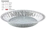 Handi-foil 8" Extra-deep Aluminum Pie Pan -disposable Tin Plates Hfa # 4005. Fixed Price $184.99.
