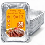 Aluminum Foil Pans 9X13 - Disposable Half Size Deep Steam Table Tin For Oven. Fixed Price $48.43.