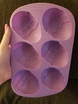 Wilton 6 Cavity Silicone Egg Mold. Fixed Price $8.00.