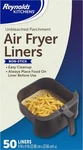 Reynolds Kitchens Air Fryer Liners Disposable, Unbleached Parchment Paper Sheets. Fixed Price $6.29.