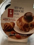Bakers Advantage By Roshco Brioche Mold Pans Set Of 6 Non-stick 3-1/4"X 1-1/4". Fixed Price $11.65.