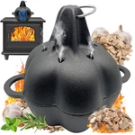 Wood Steamer, Cast Iron Humidifier For Stove, Pre-seasoned Smoker .... Fixed Price $19.36.