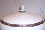 New Noritake Rochelle Platinum Covered Vegetable Bowl * Replacement Lid Only. Fixed Price $30.00.