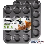 Nonstick 12 Cup Muffin Pan W/ Flexible Silicone Baking Molds Home Cooking New. Fixed Price $19.09.