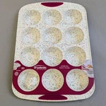 Trudeau Structure Silicone 12 Cup Muffin Pan Sprinkle Bpa Free Bakeware New. Fixed Price $12.95.