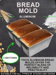 3PCS L7 Bread Form Pan Loaf Aluminium Mold Baking Ovenware Bakeware Kitchen. Fixed Price $59.99.
