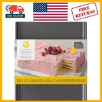 Effortless Baking: 2-PIECE Non-stick Sheet Pan Set Impressive Cakes. Fixed Price $22.06.