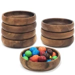 Woodard & Charles Acacia 4" Multipurpose Round Bowls Perfect For Serving,. Fixed Price $39.39.