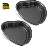 Heart Shaped Cake Pans, Large Pan, Nonstick Baking Molds, 9.5 Inch. Fixed Price $10.88.