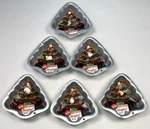 Vtg Lot 6 Wilton Personal Size Christmas Tree Cake Pans Molds 2105-1124 Nwt New. Fixed Price $29.99.