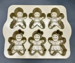 Nordic Ware Gingerbread Kids Cakelet Pan Boys Girls. Fixed Price $16.99.
