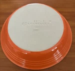 Le Creuset Pie Dish Stoneware Flame Orange Rim 2" Deep 11-27. Fixed Price $34.99.