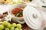 Stoneware Brie Cheese Baking Dish And Warmer With Lid - Oven Safe Great For.... Fixed Price $50.52.