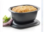 Tupperware Ultra Pro Oval Roaster + Lid Pan Cooker 3.6 Qt From Freezer To Oven. Fixed Price $87.75.