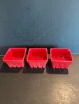 Ashland Global Chic Red Ceramic Berry Baskets (set Of 3). Fixed Price $26.00.