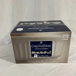 Corningware French White 17-PC Round/oval Bakeware Set,. Fixed Price $85.49.
