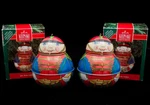 Pair Vtg Hallmark Ornaments Jolly Wolly Soldier 1991 Pressed Tin Twist-off Top. Fixed Price $12.88.