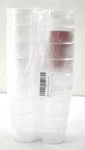 Avant Grub Clear Round Pebbled San Plastic Drinking Cup Tumblers 12OZ Pack. Fixed Price $16.59.