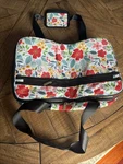 Insulated Casserole Carrier Thermal Yellow Red Blue Floral New. Fixed Price $18.50.