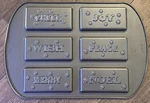Wilton Cookie Bars Baking Pan Holiday Christmas Words. Fixed Price $10.00.