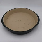 Pampered Chef Traditions Green 11" Deep Dish Stoneware Baker 1393. Fixed Price $70.00.