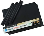 Pack Oven Liners, 23X16.25, Heavy Duty, Non Stick, Reusable, 500F Resist. Fixed Price $33.19.