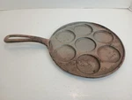 Norpro Cast Iron Round Plett Pan #3117. Fixed Price $11.97.