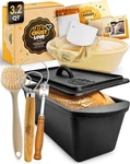 Rectangular Cast Iron Dutch Oven For Bread Baking - Incl. Sourdough. Fixed Price $39.99.
