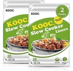 Kooc Slow Cooker Liners 13"X21" 20 Count Large Size Disposable Pot Coo.... Fixed Price $14.56.