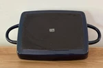 Rare Dansk Jhq Kobenstyle Midnight Blue Enamel Rounded Roasting Pan Baker 10.75". Fixed Price $26.60.
