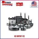 T-fal Easy Care, 20 Piece Non-stick Pots And Pans Cookware Set, Grey. Fixed Price $84.86.